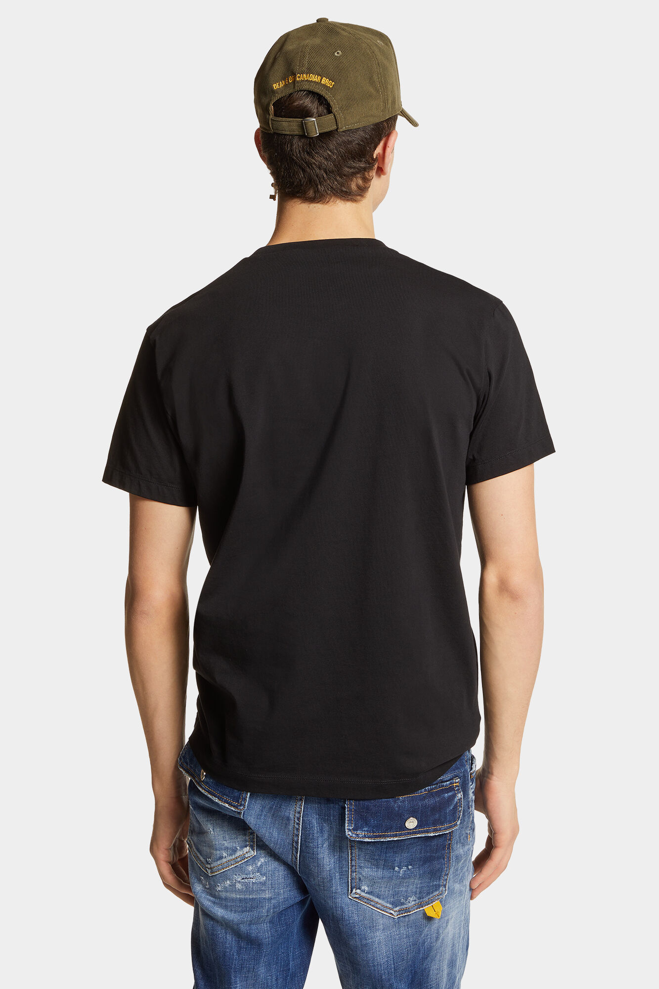 DSQUARED2 HORROR YELLOW LOGO COOL FIT T-SHIRT - immagine 2