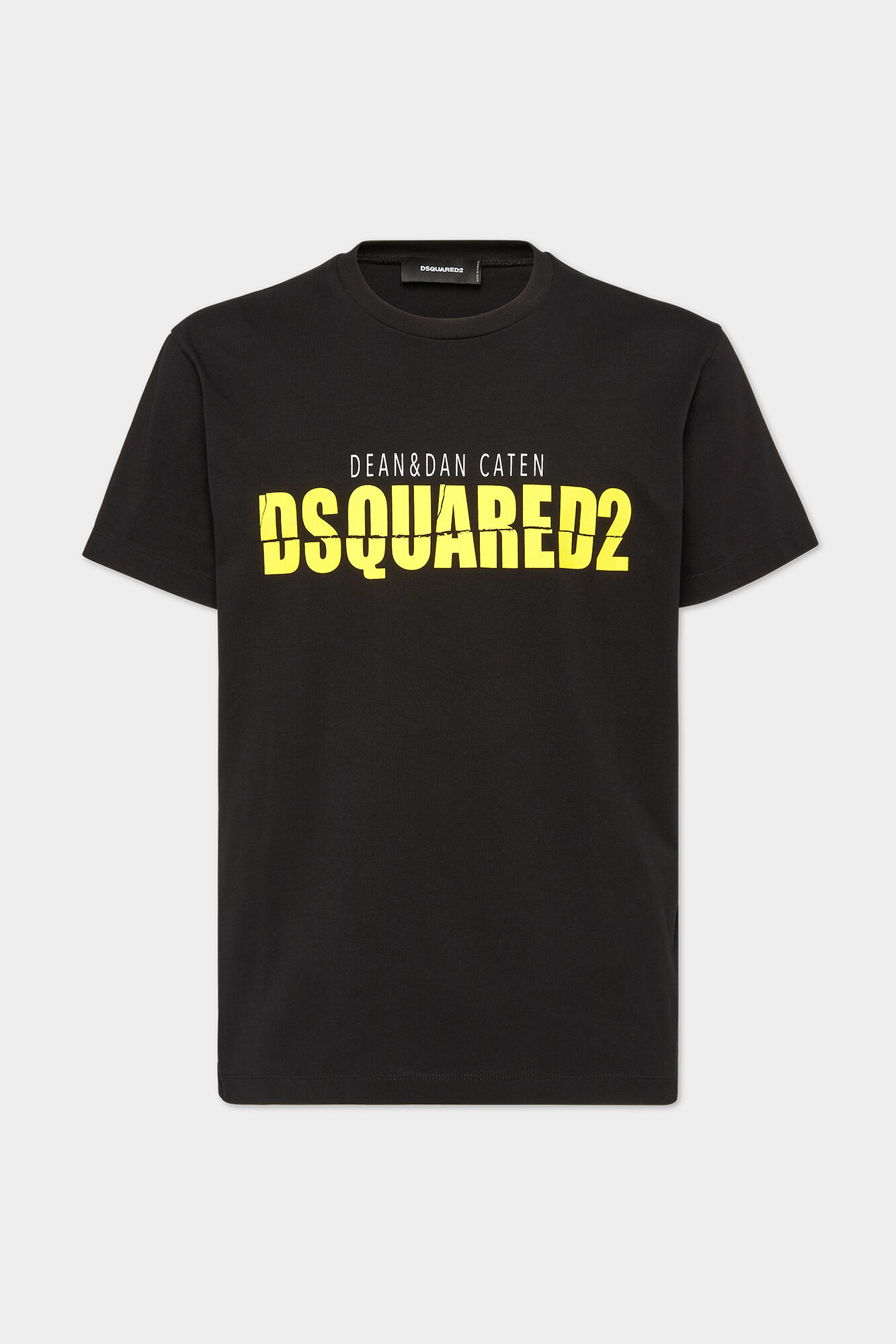 DSQUARED2 HORROR YELLOW LOGO COOL FIT T-SHIRT - immagine 3