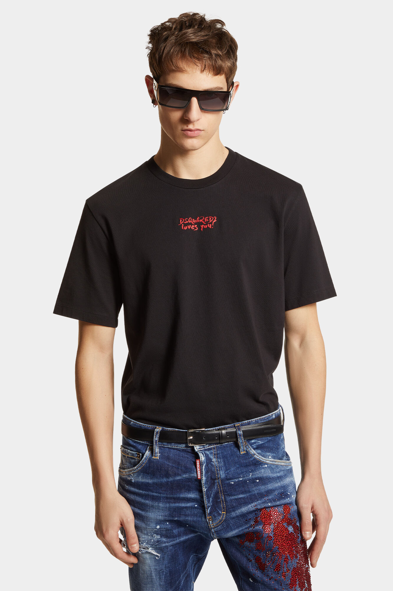 DSQUARED2 LOVES YOU REGULAR FIT T-SHIRT