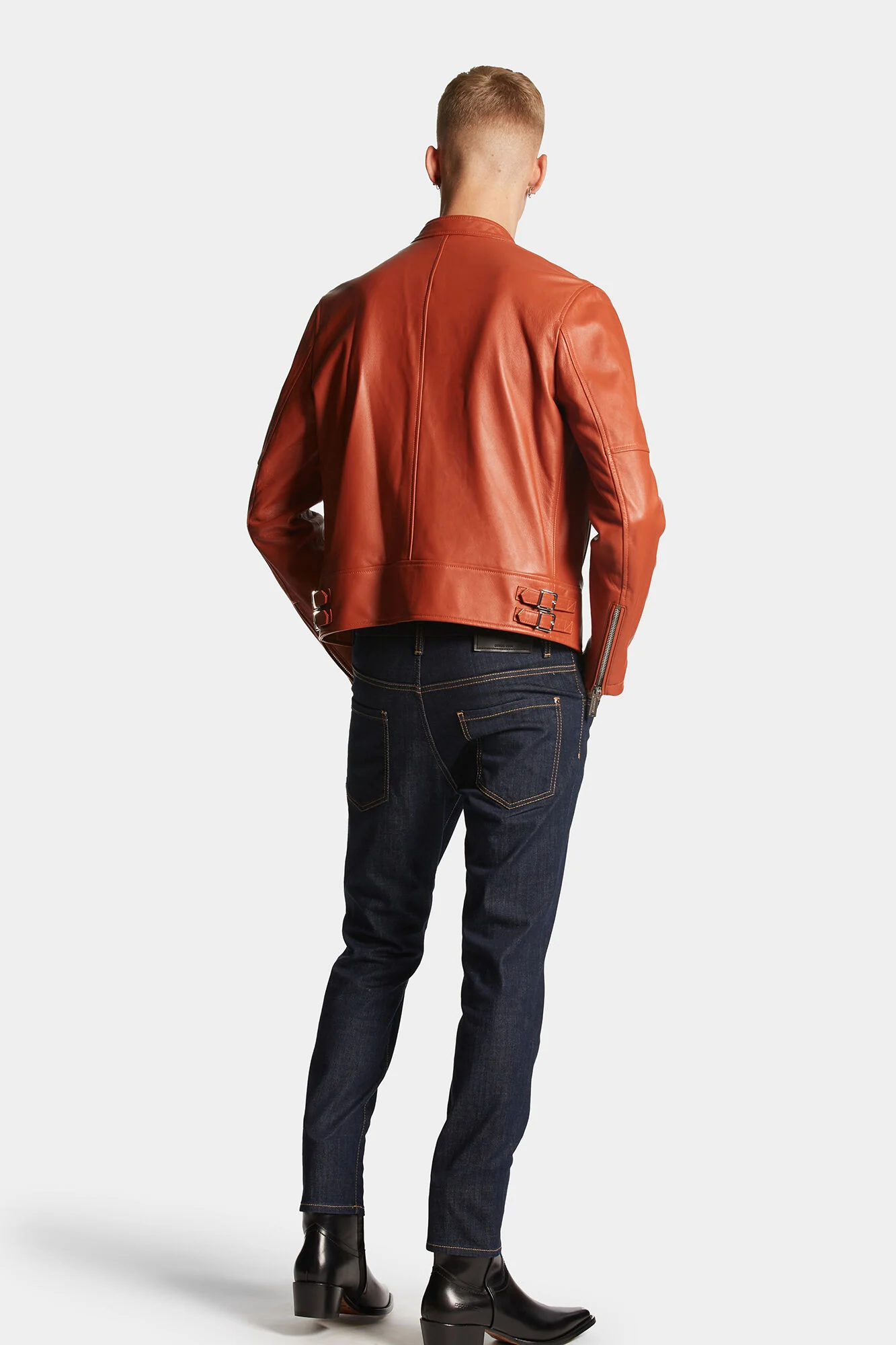 DARK RINCE WASH SKATER JEANS - immagine 2