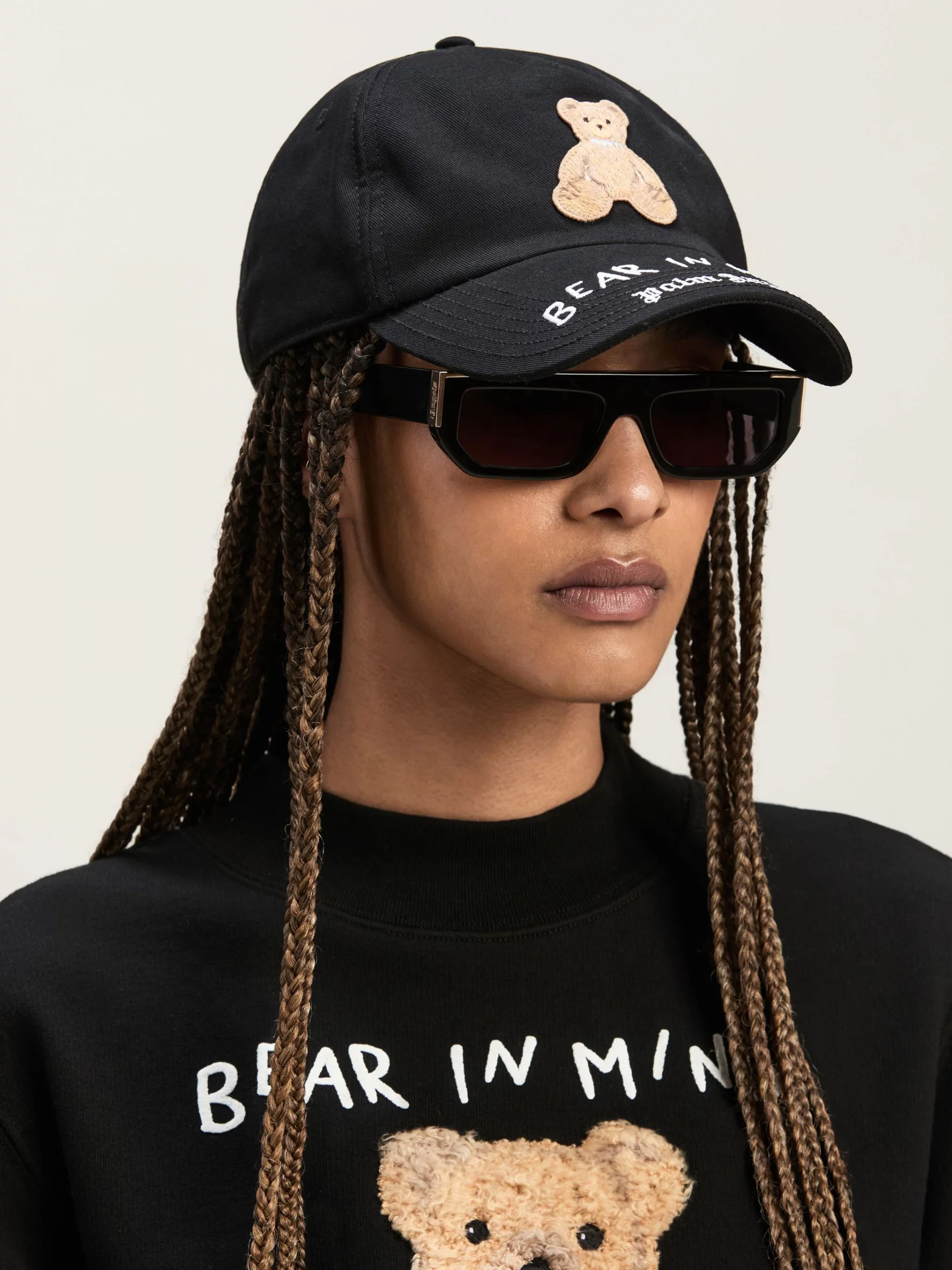 CAPPELLO DA BASEBALL BEAR IN MIND (Black) - immagine 4