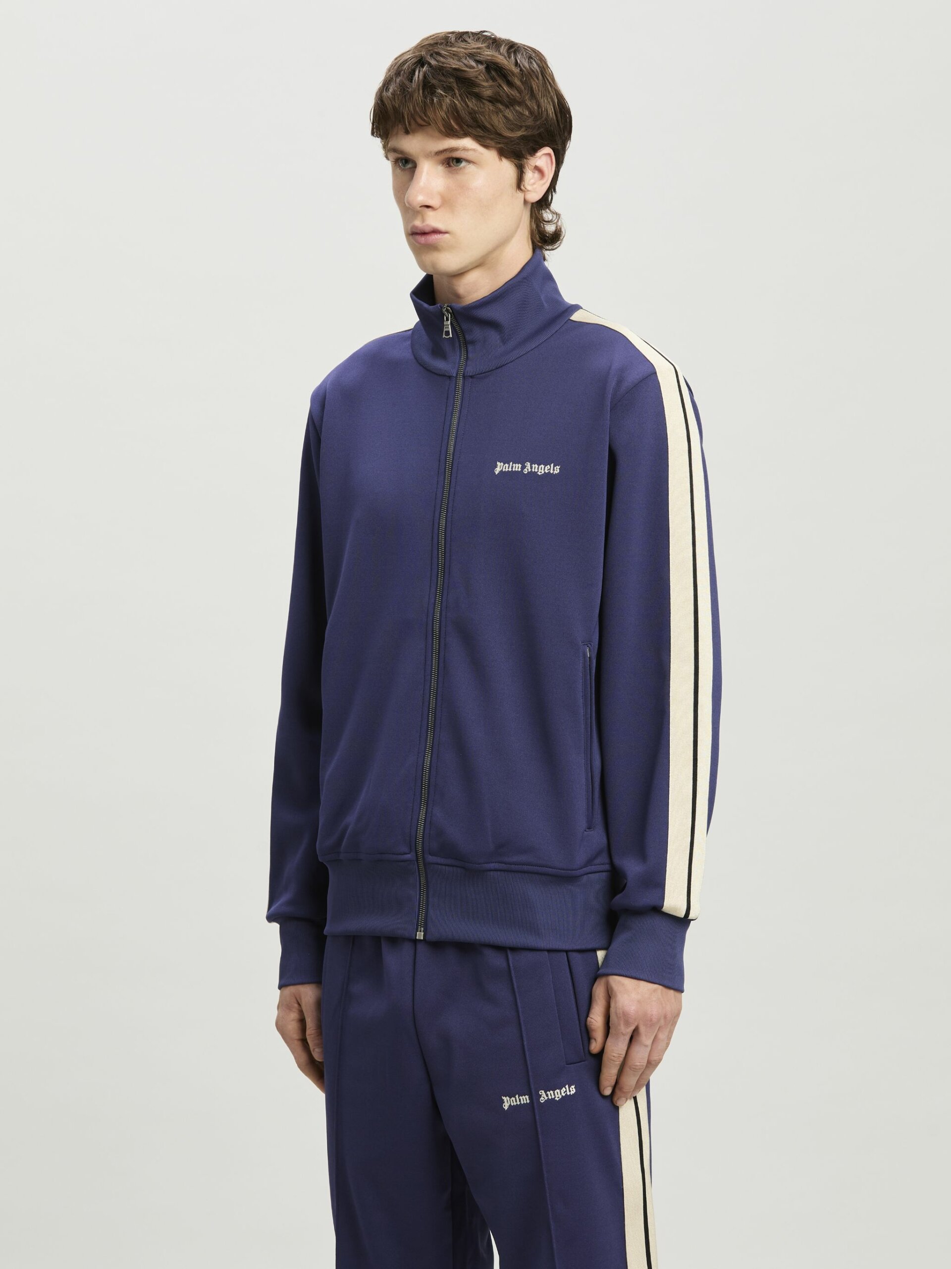 GIACCA TRACK LOGO CLASSICO (blu) - immagine 2