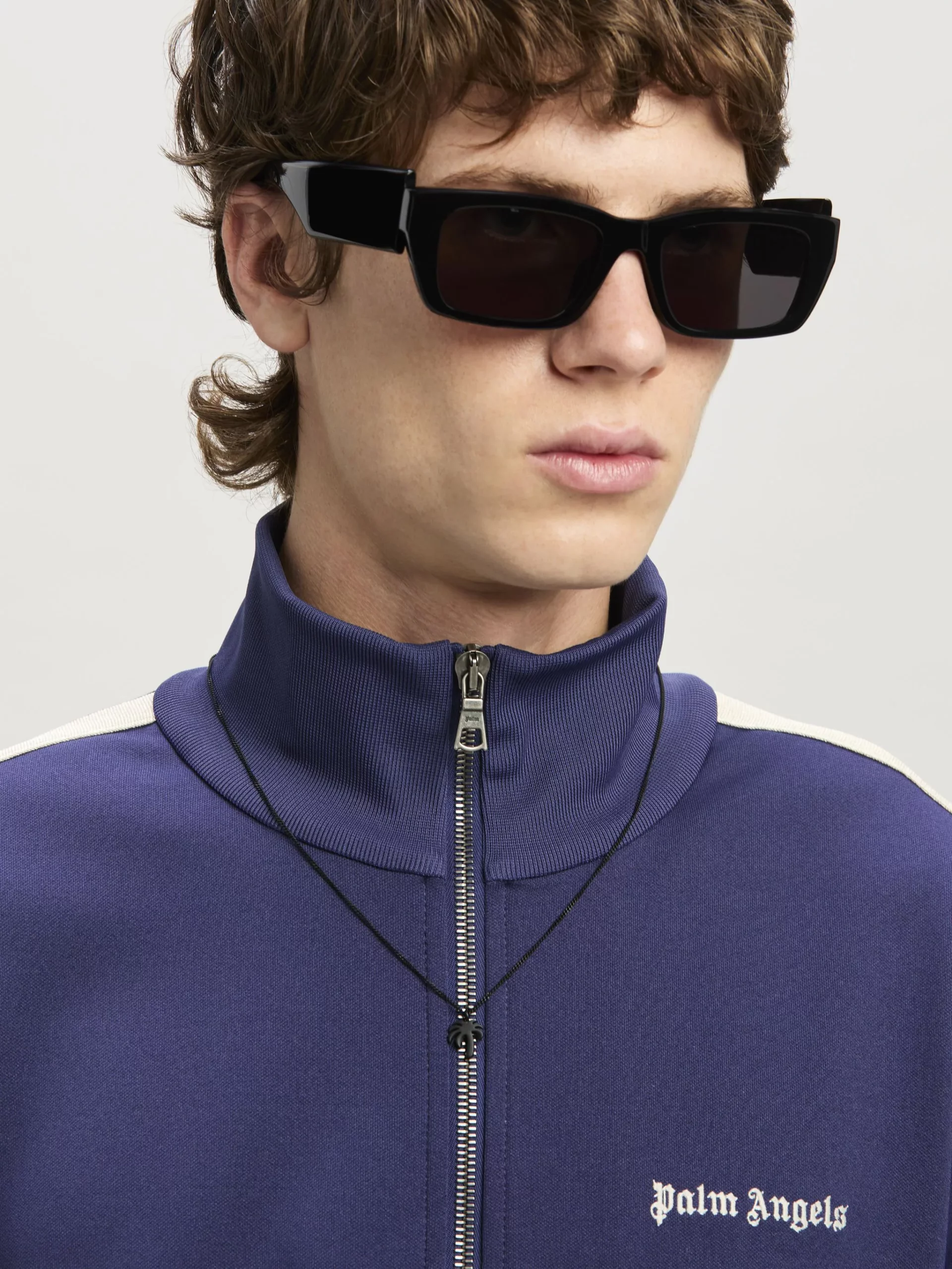 GIACCA TRACK LOGO CLASSICO (blu) - immagine 5