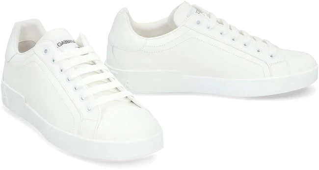 DOLCE&GABBANA Sneaker Portofino in pelle di vitello - immagine 2
