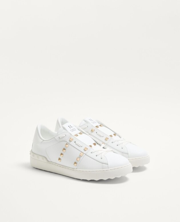 VALENTINO Sneaker Rockstud Untitled in Vitello