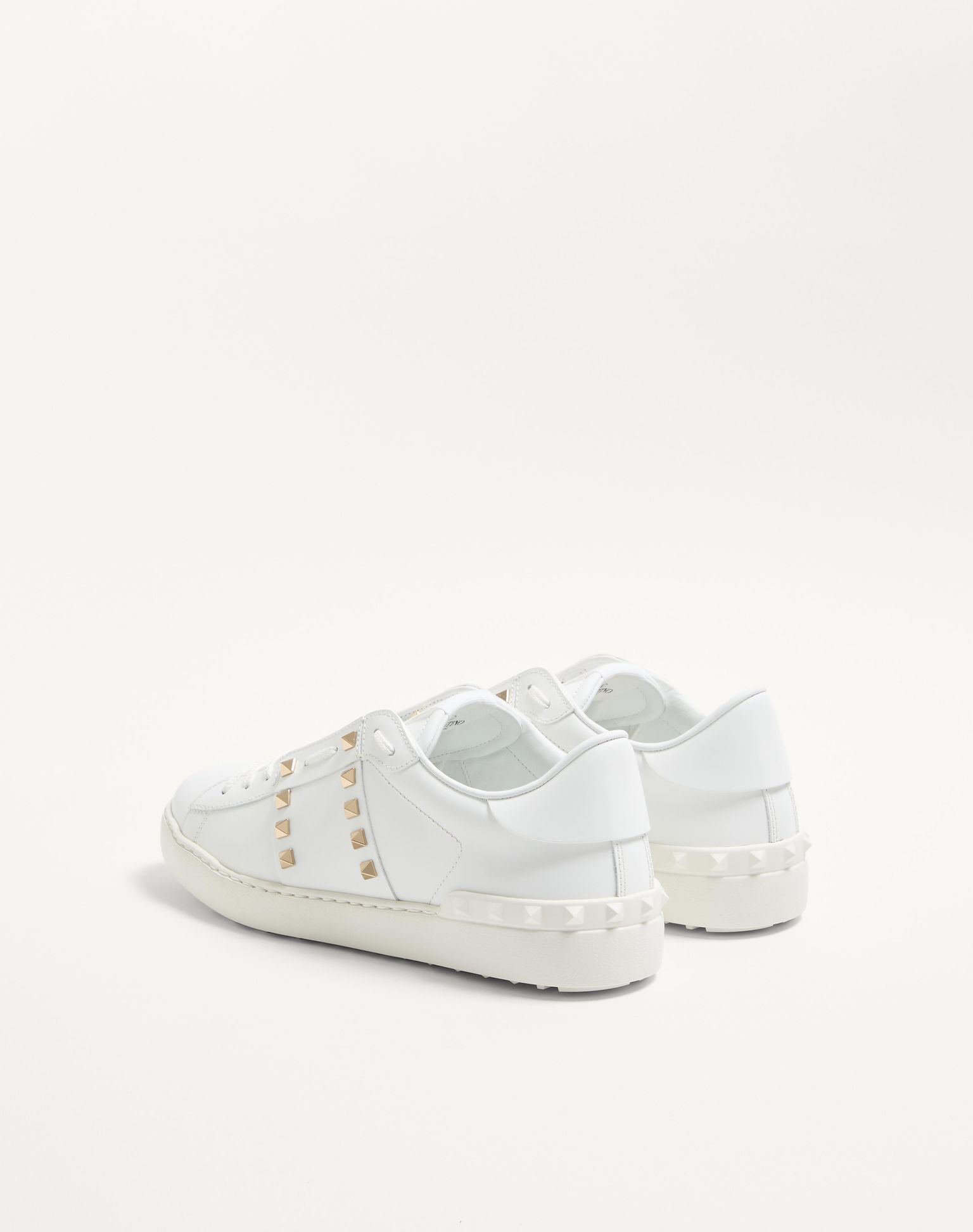 VALENTINO Sneaker Rockstud Untitled in Vitello - immagine 4