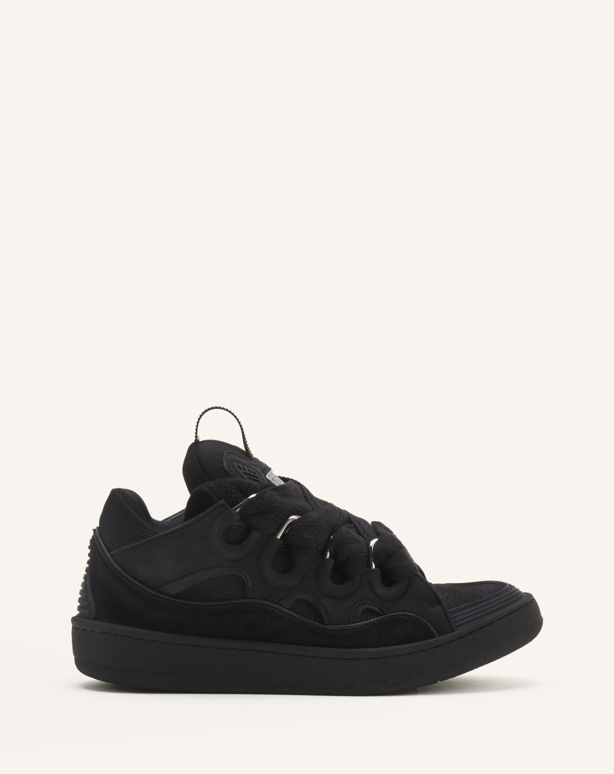 LANVIN sneakers in pelle black
