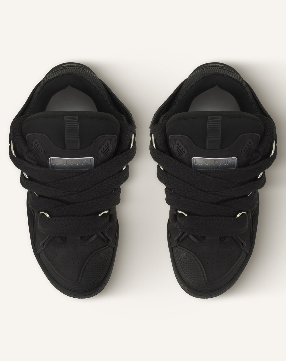LANVIN sneakers in pelle black - immagine 4
